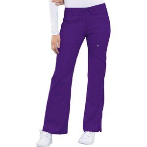 Cherokee® LUXE 21100 Women's Jr. Fit Low-Rise Cargo Scrub Pant - Nu-Grape